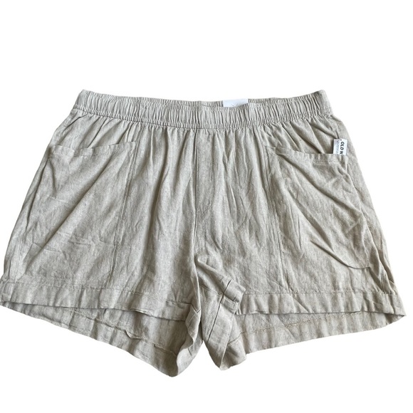 Old Navy Women’s High Waisted Linen Blend Utility Shorts Plus Size 4X Pull On - Picture 3 of 10